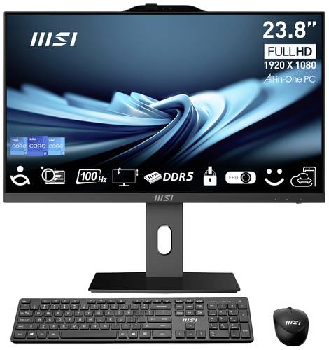 MSI All-in-One PC PRO AP242P 14M-635DE 60.5cm (23.8 Zoll) Full HD Intel® Core™ i5 i5-14400 8GB RA von MSI