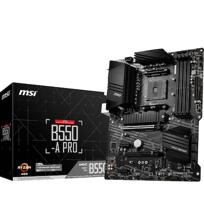 MSI B550-A Pro ATX Mainboard Sockel AM4 M.2/DP/HDMI/USB3.2/LAN von MSI