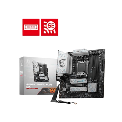 MSI B650M GAMING PLUS WIFI Mainboard Sockel AM5 mATX von MSI