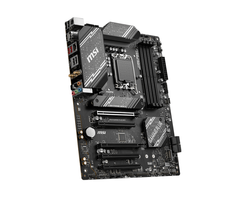 MSI B760 GAMING PLUS WIFI - Intel - LGA 1700 - Intel® Celeron® - Intel® Pentium® Gold - DDR5-SDRAM - 192 GB - DIMM (7D98-007R) von MSI