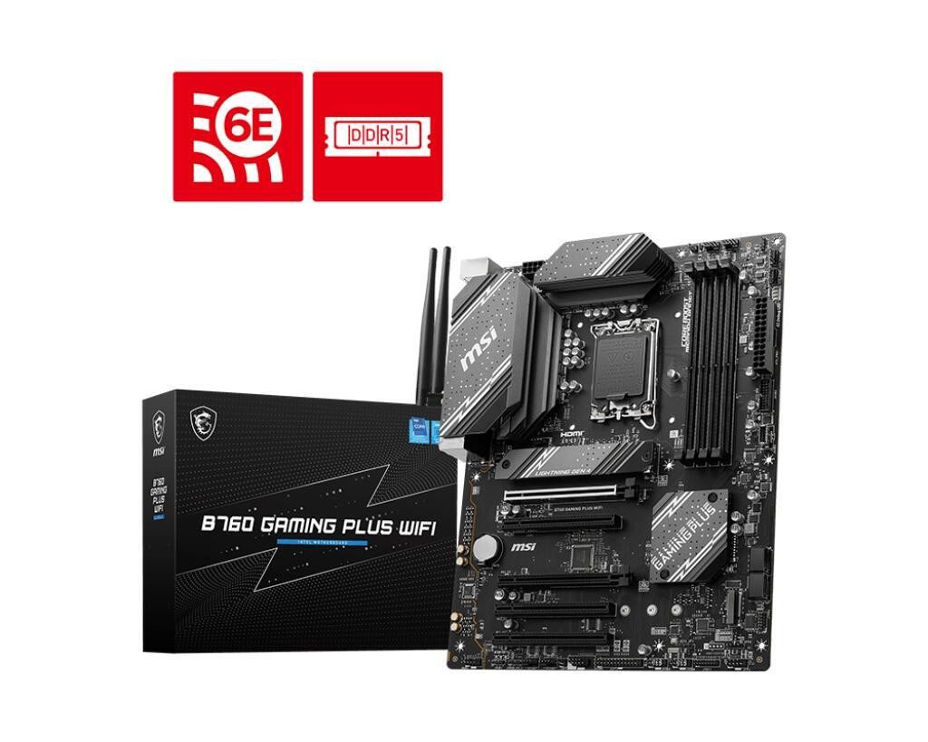 MSI B760GAMINGPLUSWIFI Mainboard MSI B760GAMINGPLUSWIFI Mainboard von MSI