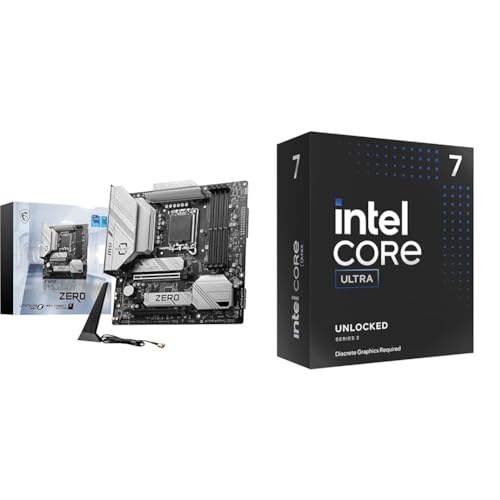 MSI B760M Project Zero Mainboard + Intel® Core™ Ultra 7 265KF Prozessoren 20 cores von MSI