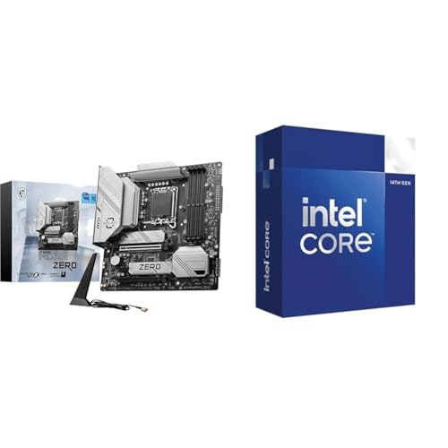 MSI B760M Project Zero Mainboard + Intel® Core™ i5 Desktop-Prozessor 14400 10 Kerne von MSI
