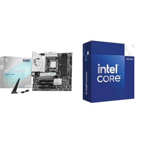 MSI B860M Gaming Plus WiFi Mainboard + Intel® Core™ i5 Desktop-Prozessor 14400 10 Kerne von MSI