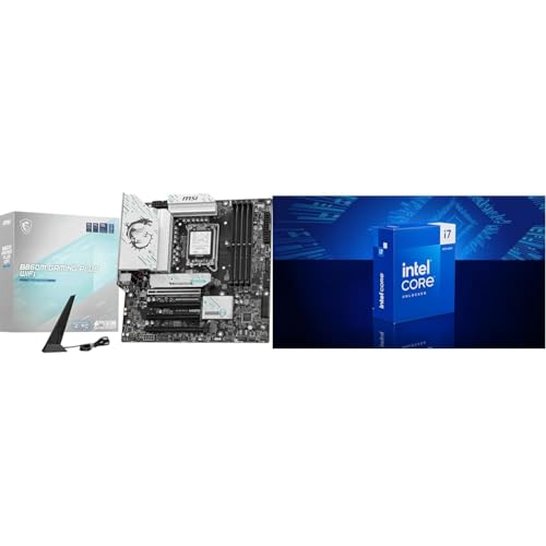 MSI B860M Gaming Plus WiFi Mainboard + Intel® Core™ i7-14700K Desktop Processor 20 cores von MSI