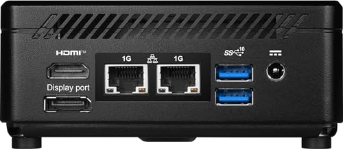 MSI Cubi N ADL-002BEU 0,69L Mini PC Schwarz N100 von MSI