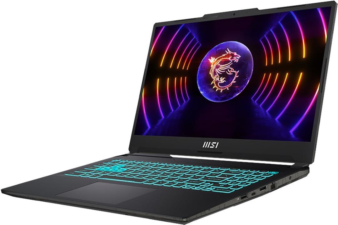 MSI Cyborg 15 A13VE-888 - Intel Core i5 13420H / 2,1 GHz - Win 11 Home - GeForce RTX 4050 - 16GB RAM - 512GB SSD NVMe - 39,6 cm (15,6) 1920 x 1080 (Full HD) @ 144 Hz - Wi-Fi 6E, Bluetooth - Translucent Black (0015K1-888) von MSI