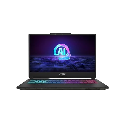 MSI Cyborg 15 AI A1VF-033 Translucent Black Blue Backlit Gaming Keyboard 15.6" FHD - Notebook - 1.000 GB - NVMe - 8 GB - DDR5-15,6" - Windows 11 Home von MSI