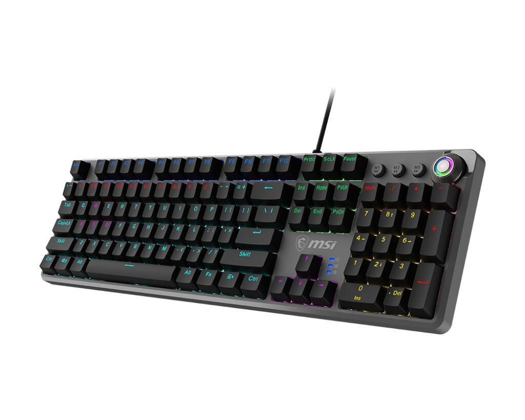 MSI FORGE GK310 RED DE Tastatur Gaming USB QWERTY Deutsch Schwarz MSI FORGE GK310 RED DE Tastatur Gaming USB QWERTY Deutsch Schwarz von MSI
