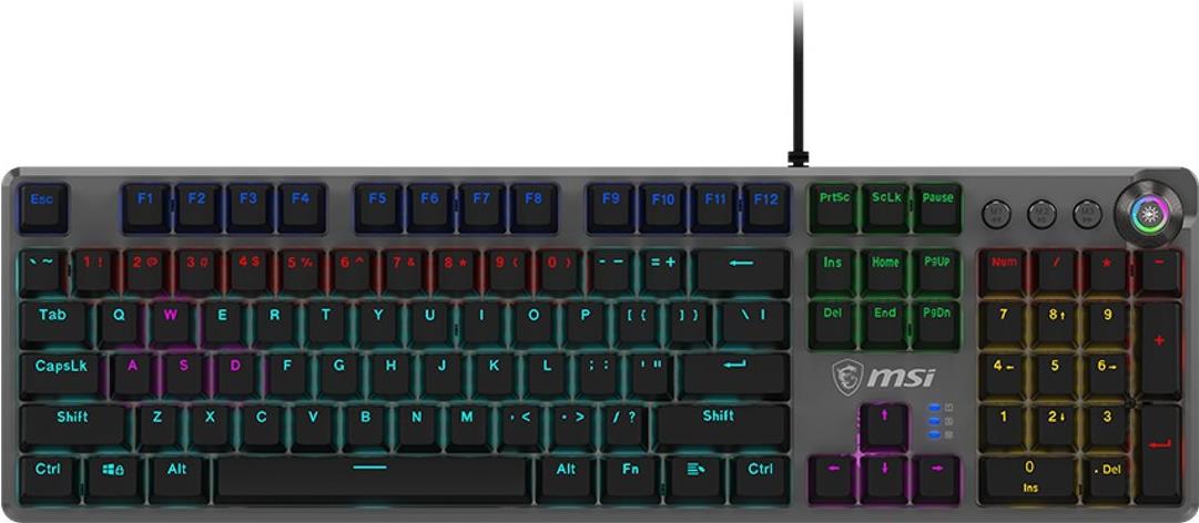 MSI Forge GK310 RED DE GAMING Keyboard OS1-8ZA8013-000 retail (OS1-8ZA8013-000) von MSI