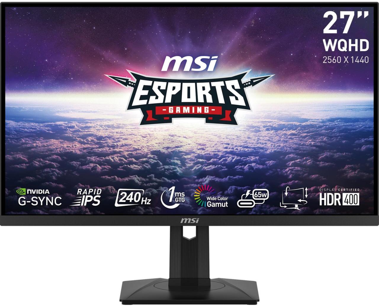 MSI G274QPXDE Gaming Monitor 69 cm (27 Zoll) von MSI