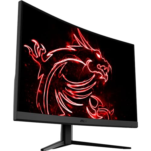 MSI G32CQ4DE E2 Gaming Monitor 32 Zoll (80cm), WQHD (2560x1440), 170 Hz, Curved 1500R, VA Panel, FreeSync Premium, HDMI, schwarz von MSI