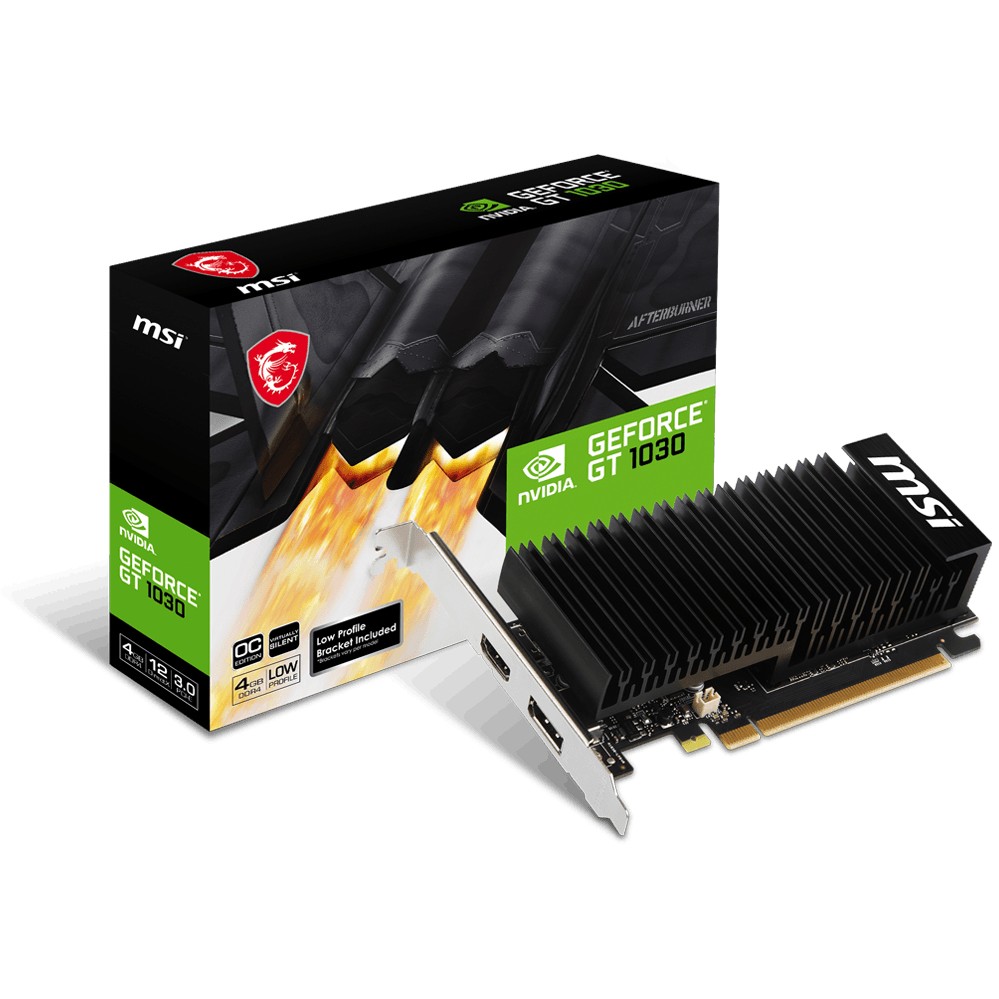 GT1030 4GB MSI OC LP passiv DDR4 GT1030 4GB MSI OC LP passiv DDR4 von MSI