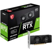 MSI GeForce RTX 3050 LP 6G OC 6GB GDDR6 Grafikkarte 1xDP/HDMI von MSI