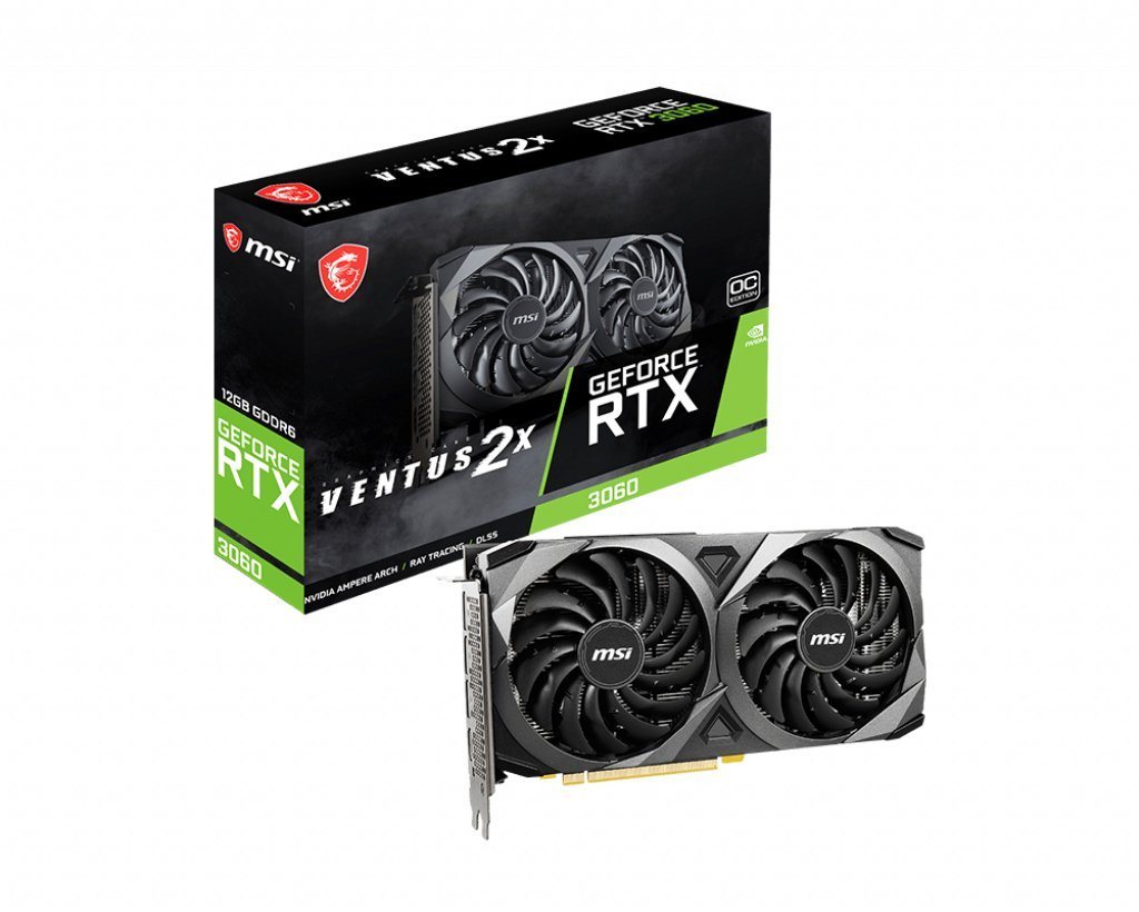 MSI GeForce RTX 3060 VENTUS 2X 12G OC Grafikkarte (12 GB) von MSI