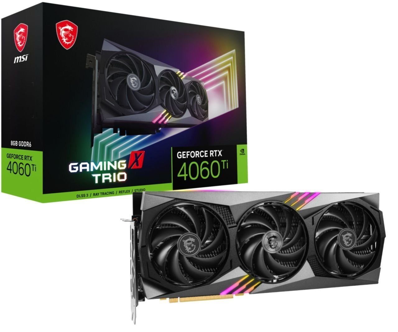 MSI GeForce RTX 4060 Ti Gaming X 8G Grafikkarte (8 GB) von MSI