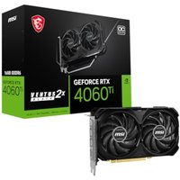 MSI GeForce RTX 4060Ti Ventus 2X Black OC 16GB GDDR6 Gaming Grafikkarte DP/HDMI von MSI