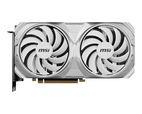 MSI GeForce RTX 4070 Ti SUPER 16G VENTUS 2X WHITE OC Grafikkarte - NVIDIA RTX 4070 Ti GPU, 16GB GDDR6X (21Gbits / 256 bit), PCIe 4.0-2X TORX Fan 4.0, HDMI 2.1a, DisplayPort 1.4a von MSI