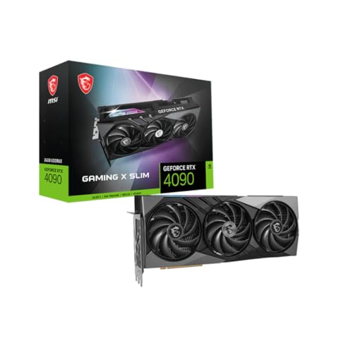 MSI GeForce RTX 4090 SUPRIM X 24G Gaming Grafikkarte - NVIDIA RTX 4090, 24GB GDDR6X Speicher, 384-bit, 21 Gbps von MSI