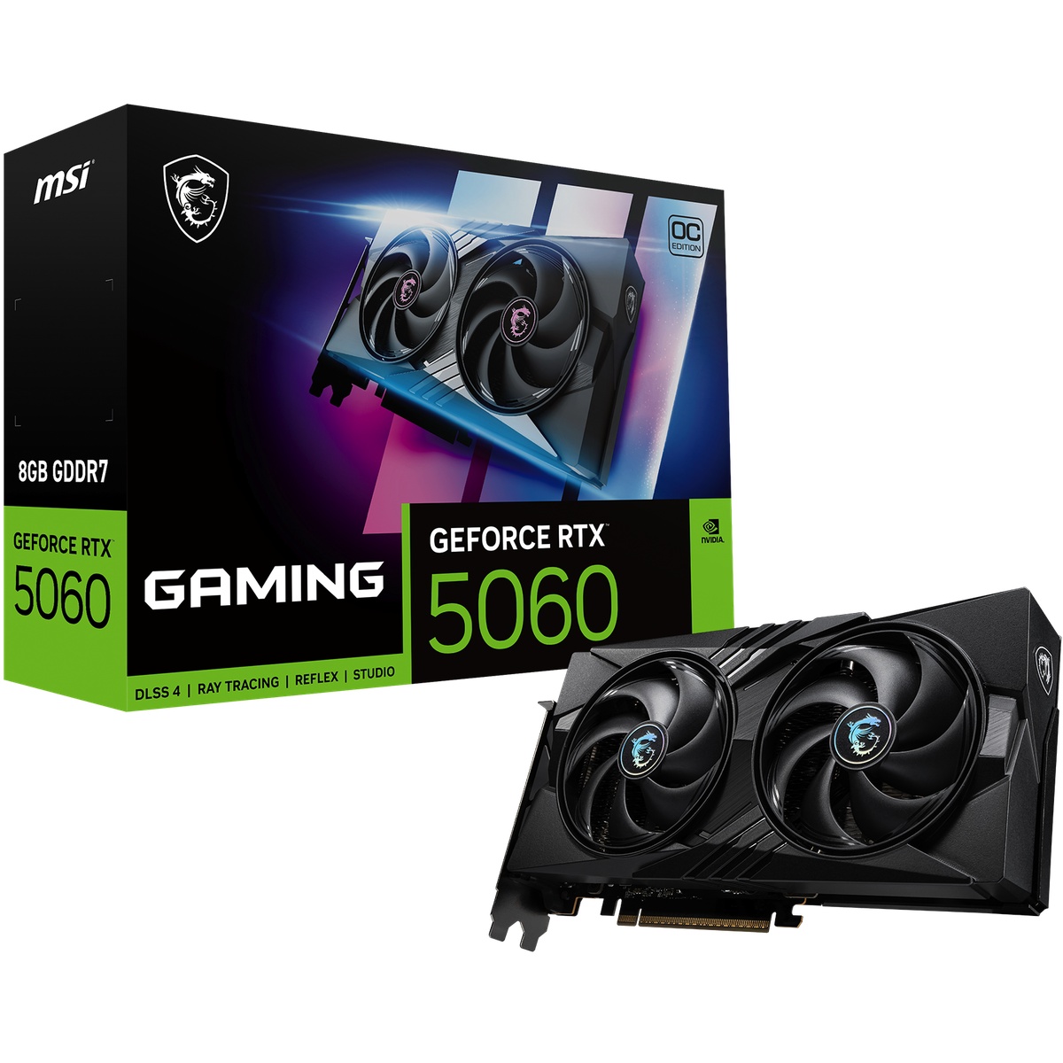 MSI GeForce RTX 5060 8G GAMING OC - 8GB GDDR7, HDMI, 3x DP MSI GeForce RTX 5060 8G GAMING OC - 8GB GDDR7, HDMI, 3x DP von MSI
