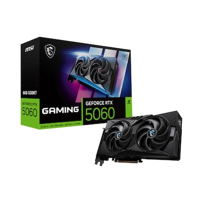 MSI GeForce RTX 5060 8G GAMING OC 8GB GDDR7 Grafikkarte HDMI/DP MSI GeForce RTX 5060 8G GAMING OC 8GB GDDR7 Grafikkarte HDMI/DP von MSI