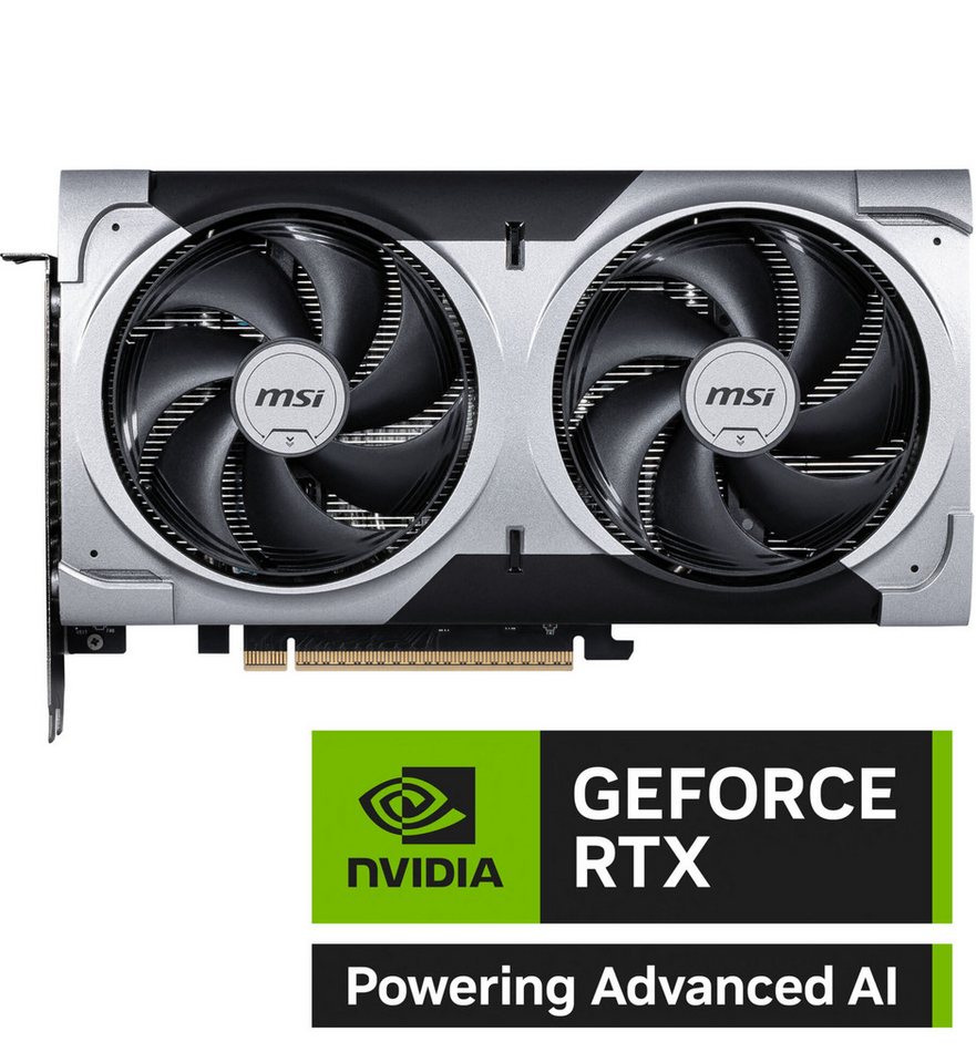MSI GeForce RTX 5060 TI 16G VENTUS 2X OC PLUS Grafikkarte MSI GeForce RTX 5060 TI 16G VENTUS 2X OC PLUS Grafikkarte von MSI