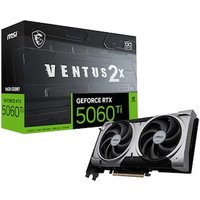 MSI GeForce RTX 5060 Ti 16G GAMING VENTUS 2X OC PLUS 16GB GDDR7 Grafikkarte HDMI/DP MSI GeForce RTX 5060 Ti 16G GAMING VENTUS 2X OC PLUS 16GB GDDR7 Grafikkarte HDMI/DP von MSI