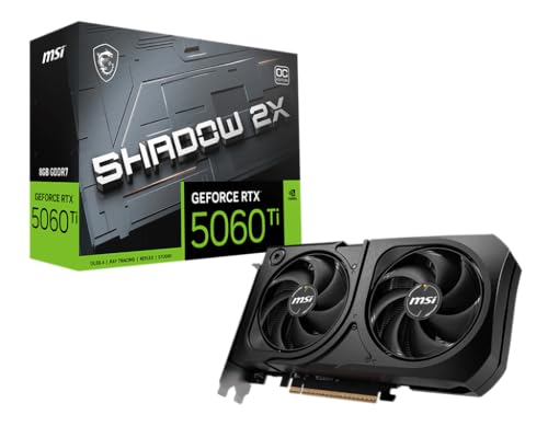 MSI GeForce RTX 5060 Ti 8G Shadow 2X OC Plus MSI GeForce RTX 5060 Ti 8G Shadow 2X OC Plus von MSI