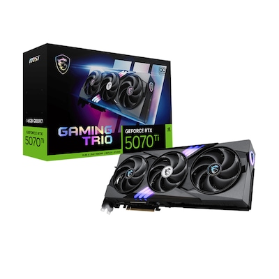 MSI GeForce RTX 5070 Ti 16G GAMING TRIO OC 16GB GDDR7 1x HDMI, 3x DP MSI GeForce RTX 5070 Ti 16G GAMING TRIO OC 16GB GDDR7 1x HDMI, 3x DP von MSI