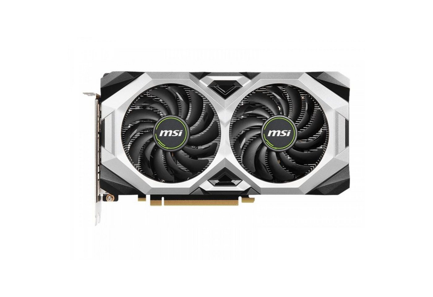 MSI GeForce RTX2060 Ventus GP OC Grafikkarte (6 GB, GDDR6, Echtzeit-Raytracing (5GRays/​s), Raytracing Cores (30), Tensor Cores (240), H.265 encode/​decode, NVIDIA G-Sync, NVIDIA VR-Ready) von MSI