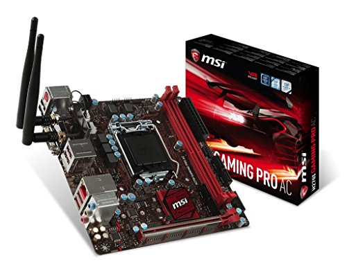 MSI H270 Gaming Pro AC LGA 1151 DDR4 HDMI,DVI 1x M.2 & 8x USB 3.1 Gen1 ITX Mainboard MSI H270 Gaming Pro AC LGA 1151 DDR4 HDMI,DVI 1x M.2 & 8x USB 3.1 Gen1 ITX Mainboard von MSI