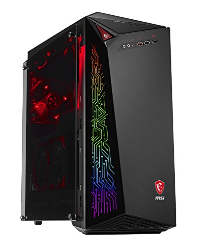 MSI Infinite A VR7RD-002DE Gaming-PC (Intel Core i7-7700, MSI Nvidia GeForce GTX1070 GAMING 8G, 256GB PCIe SSD, 2x8 GB DDR4, Windows 10 Home) schwarz von MSI