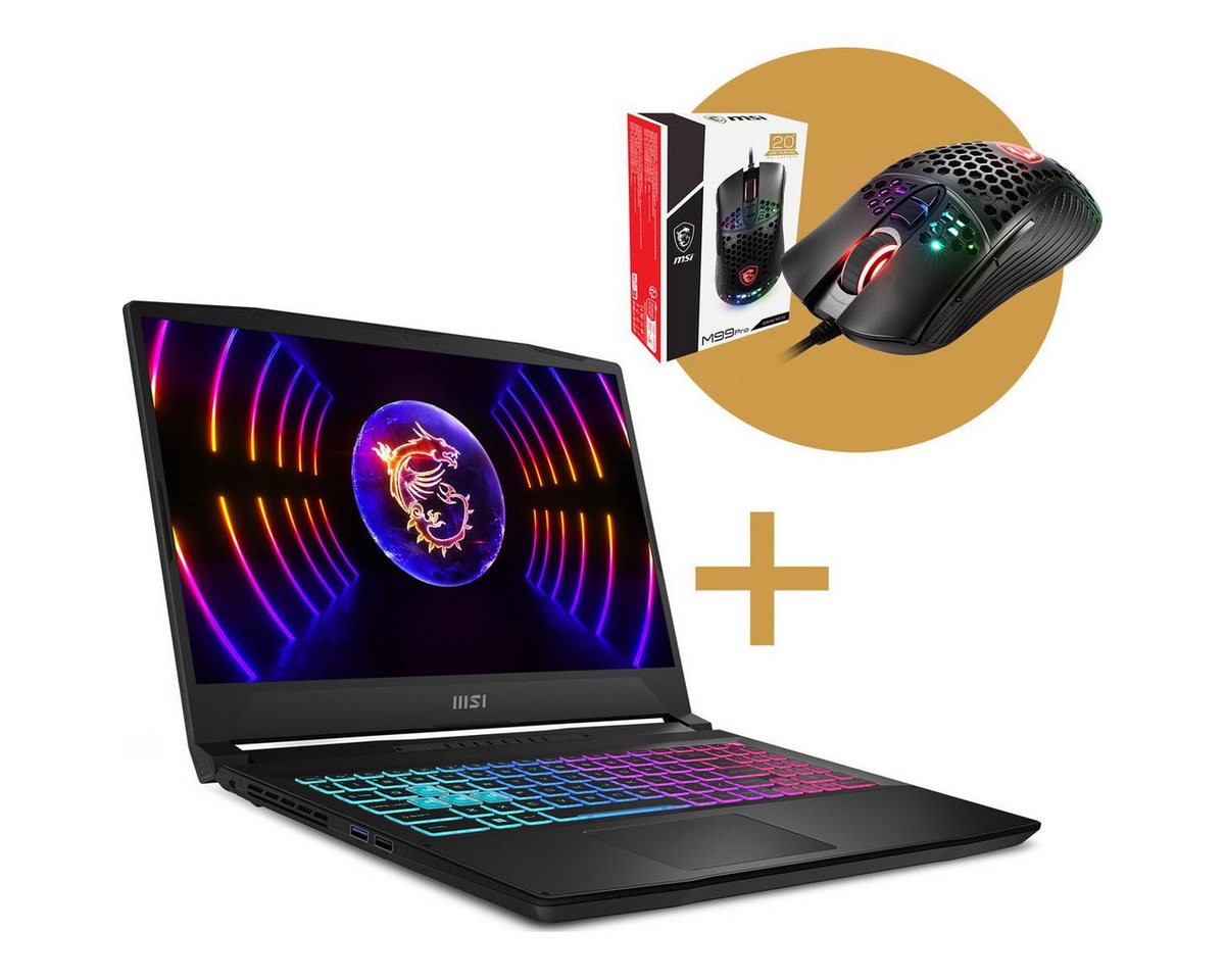 MSI Katana 15 B13VFK-1898 Gaming-Notebook (39.62 cm/15.6 Zoll, Intel Core i7 13620H, RTX 4060, 2000 GB SSD) von MSI