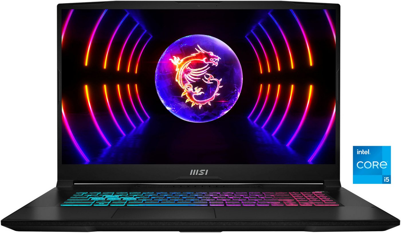 MSI Katana 17 B13VEK-1298 Gaming-Notebook (43,9 cm/17,3 Zoll, Intel Core i5 13420H, GeForce RTX 4050, 1000 GB SSD) von MSI