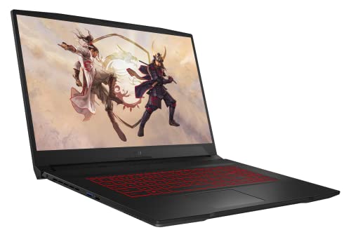 MSI Katana GF76 Gaming Laptop | 17.3" FHD 144 Hz Display | Intel Core i7-12700H | 16GB RAM | 512GB SSD Speicher | Nvidia RTX 3060 Grafik | QWERTZ Tastatur | Windows 11 von MSI