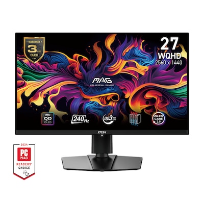 MSI MAG 271QPXDE QD-OLED E2 67,3cm (26,5") QHD Gaming Monitor 16:9 DP/HDMI/USB-C 240Hz von MSI