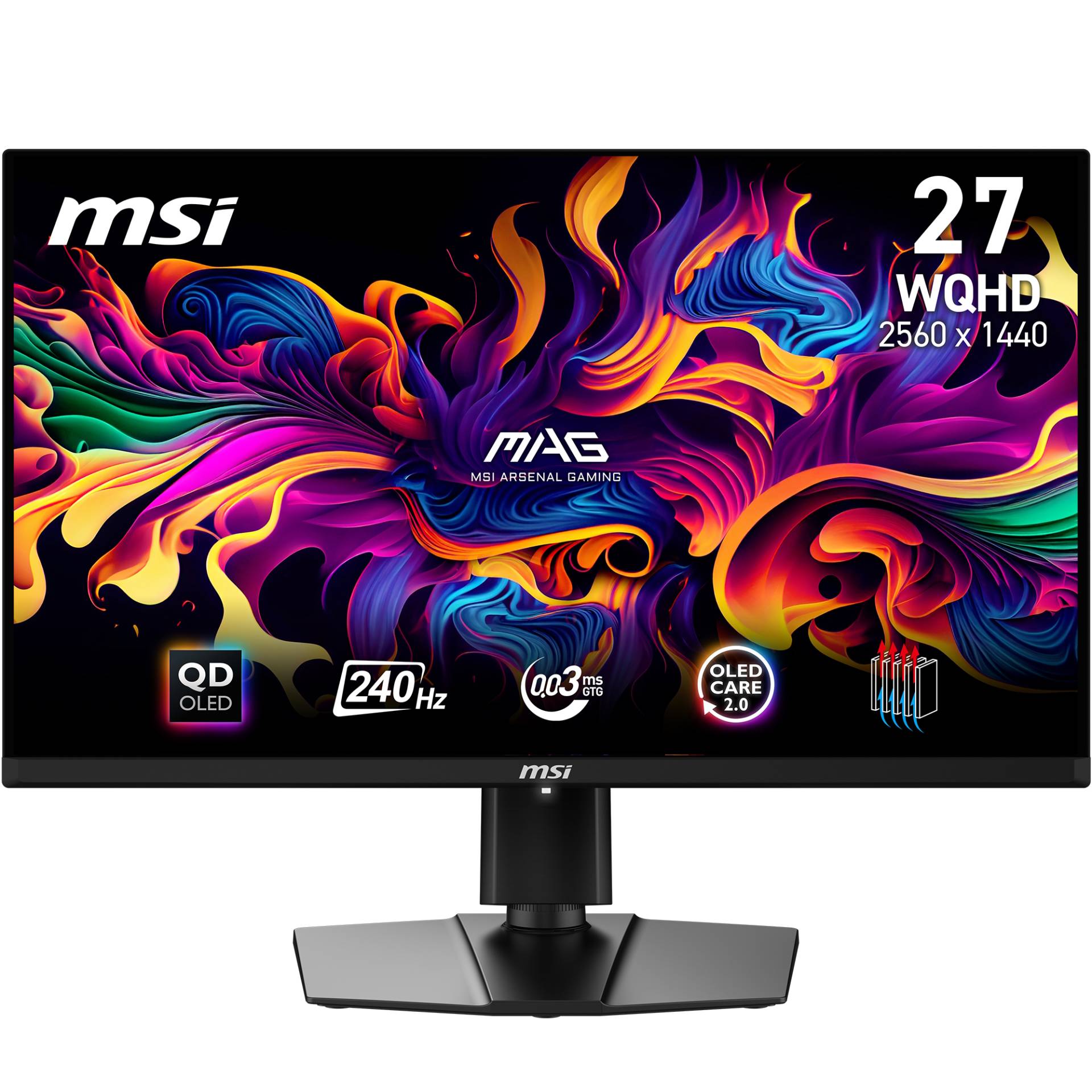 MSI MAG 271QPXDE QD-OLED E2 Gaming Monitor - 240Hz, 0,03ms GTG MSI OLED Care 2.0, HDMI 2.1 mit 48Gbps Bandbreite, 120Hz , VRR und ALLM Unterstützung MSI MAG 271QPXDE QD-OLED E2 Gaming Monitor - 240Hz, 0,03ms GTG MSI OLED Care 2.0, HDMI 2.1 mit 48Gbps Bandbreite, 120Hz , VRR und ALLM Unterstützung von MSI