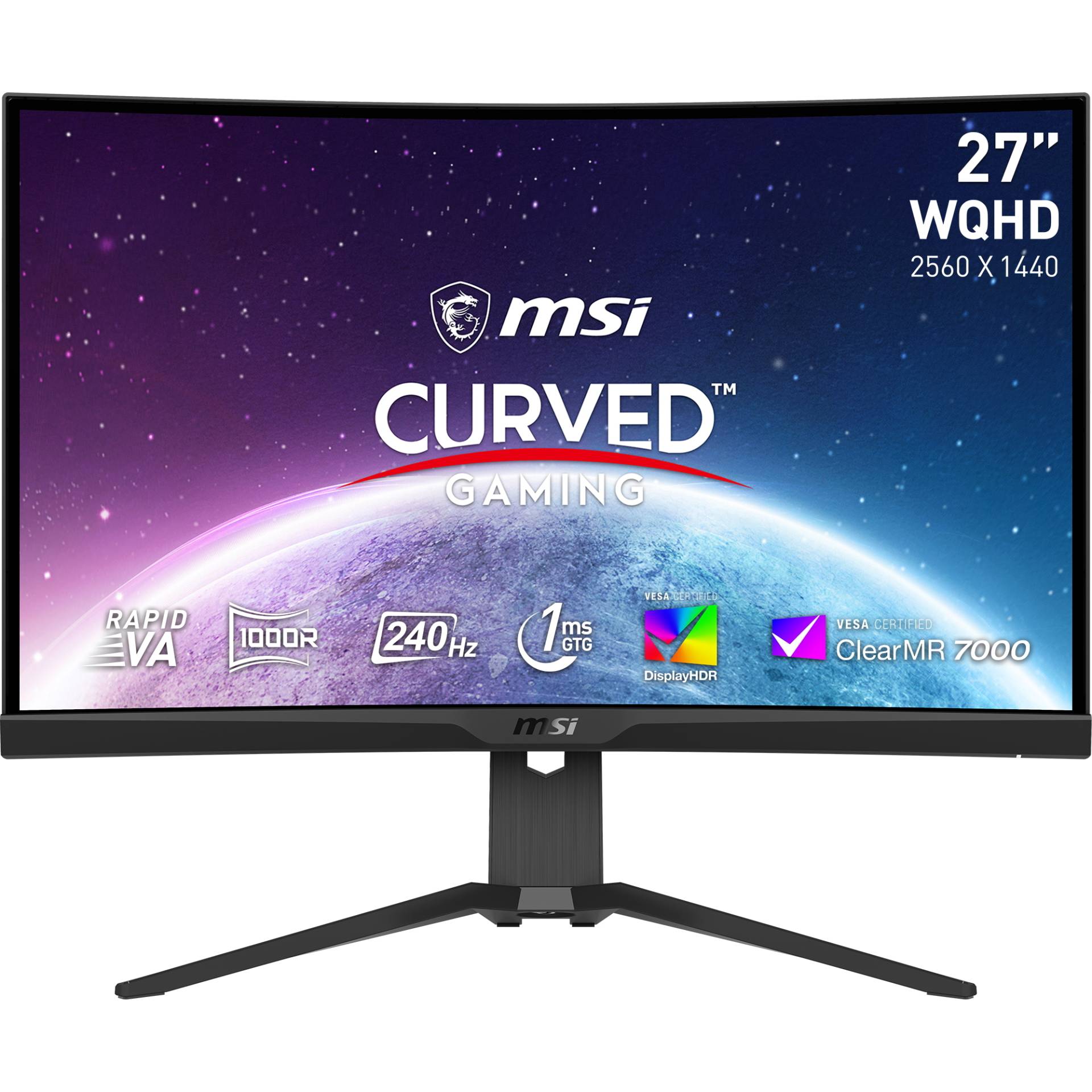 MSI MAG 275CQRXFDE Gaming Monitor - WQHD, Curved, 240Hz, 1ms von MSI