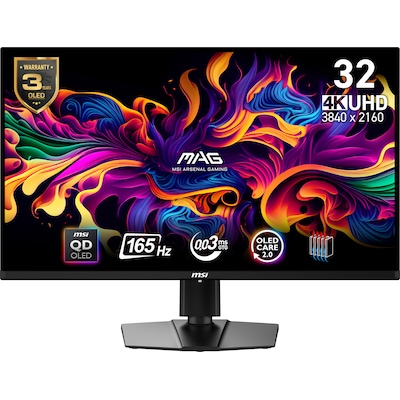 MSI MAG 321UPDE QD-OLED 80cm (31.5") 4K Gaming Monitor 16:9 HDMI/DP/USB-C 165Hz 0,03ms Sync von MSI