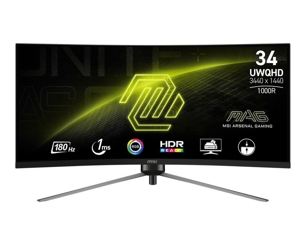 MSI MAG 345CQRDE Curved Gaming Monitor 86 cm (34") von MSI