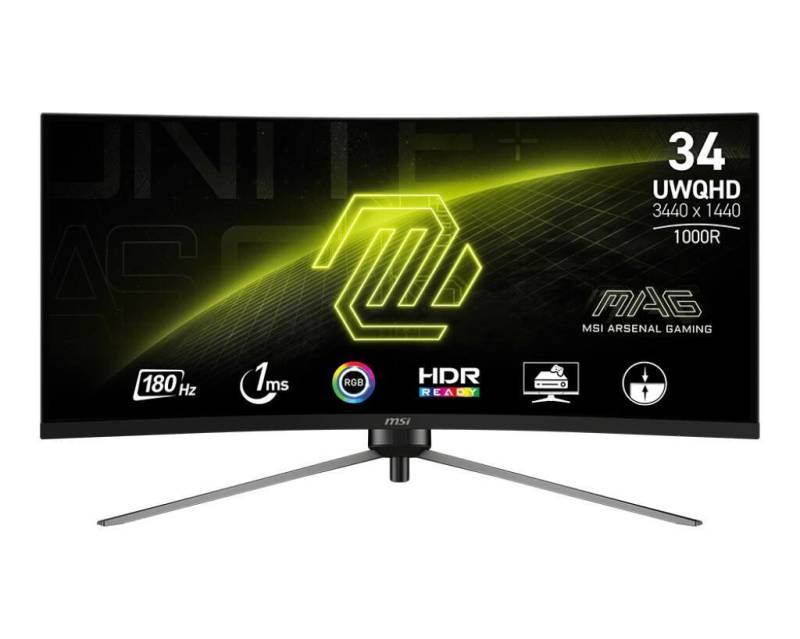 MSI MAG 345CQRDE Curved Gaming Monitor 86 cm (34") von MSI