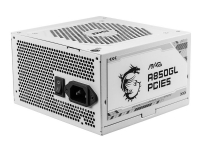MSI MAG A850GL PCIE5 WHITE – Netzteil (intern) – ATX12V 3.0/ EPS12V – 80 PLUS Gold – AC 100–240 V – 850 Watt – aktives PFC – weiß von MSI