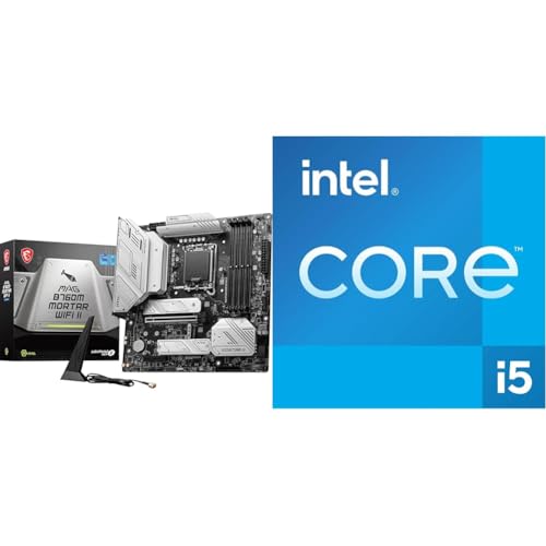 MSI MAG B760M Mortar WiFi II Motherboard + Intel® Core™ i5-14600K Desktop Processor 14 cores von MSI