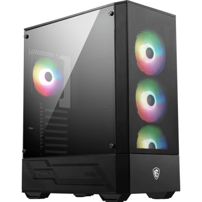 MSI MAG Forge 112R MIDI Tower Gaming Gehäuse, Echtglas Seitenfenster, ARGB von MSI