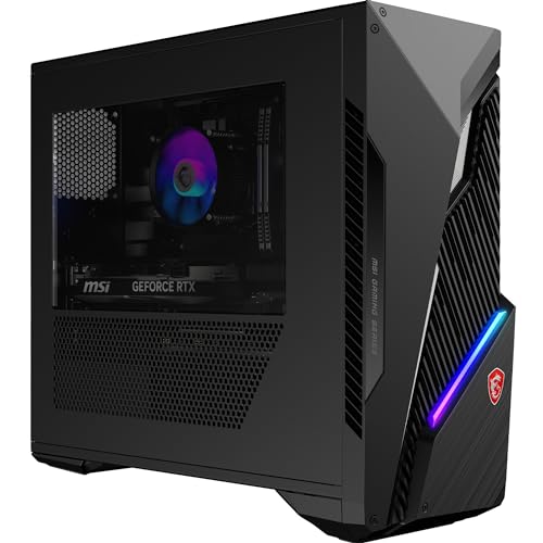 MSI MAG Infinite S3 14NUC5-1698IT Desktop Gaming - Intel Core i5-14400F, 16GB DDR5-Speicher, GeForce RTX 4060 Ventus 8G, SSD 512GB - Air Cooling (65W), Windows 11 Home von MSI