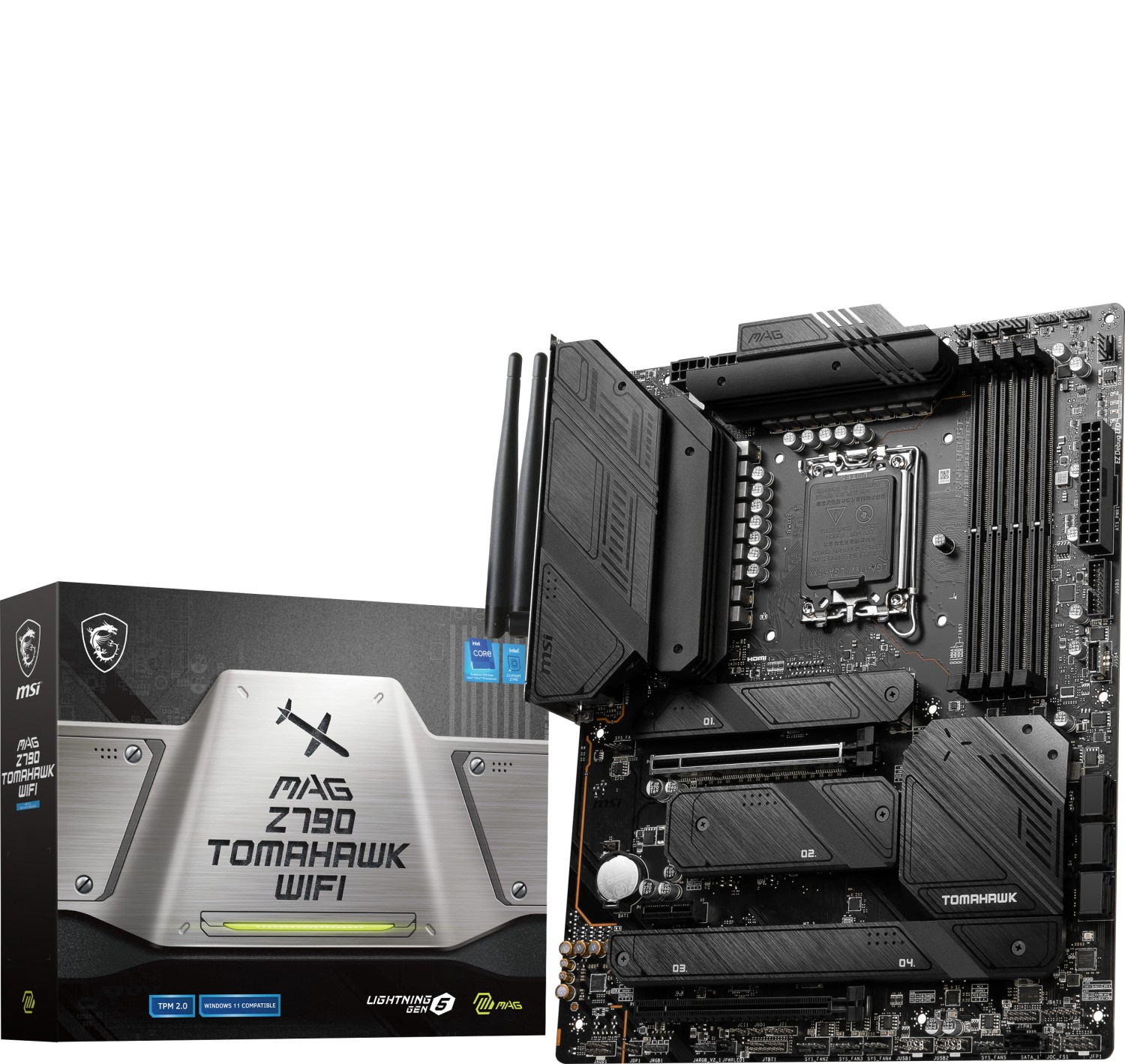 MSI MAG Z790 TOMAHAWK WIFI Gaming Mainboard - Sockel 1700 von MSI