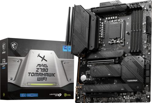 MSI MAG Z790 Tomahawk WiFi-Gaming-Motherboard (unterstützt Intel Prozessoren der 12. / 13. Generation, LGA 1700, DDR5, PCIe 5.0, M.2, 2,5 Gbit/s LAN, USB 3.2 Gen2, Wi-Fi 6E, ATX) von MSI