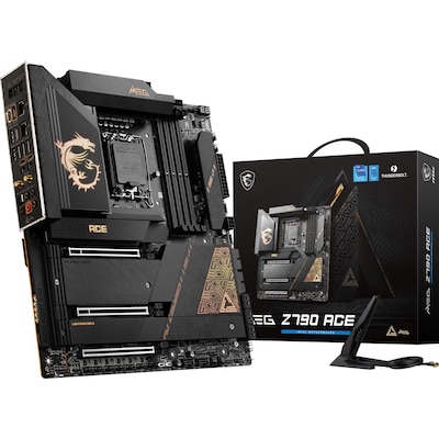 MSI MEG Z790 ACE E-ATX Mainboard Sockel 1700 TB4/M.2/WIFI/BT/LAN/mDP/USB-C von MSI