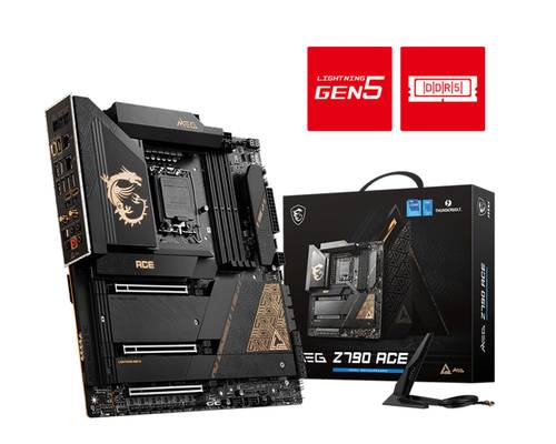 MSI MEG Z790 ACE Mainboard Sockel (PC) Intel® 1700 Formfaktor (Details) ATX Mainboard-Chipsatz Inte von MSI