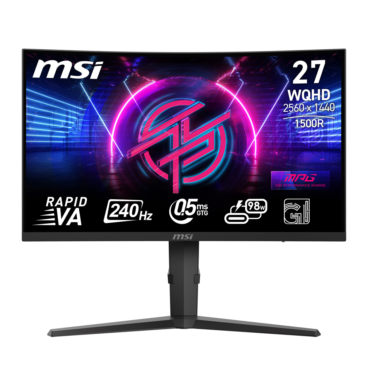 MSI MPG 275CQRXFDE WQHD, 240Hz, 1ms (GtG) von MSI